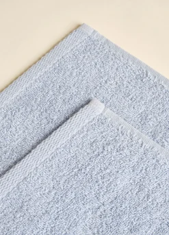 2 pack asciugamani piccoli in spugna di cotone*Croff Discount