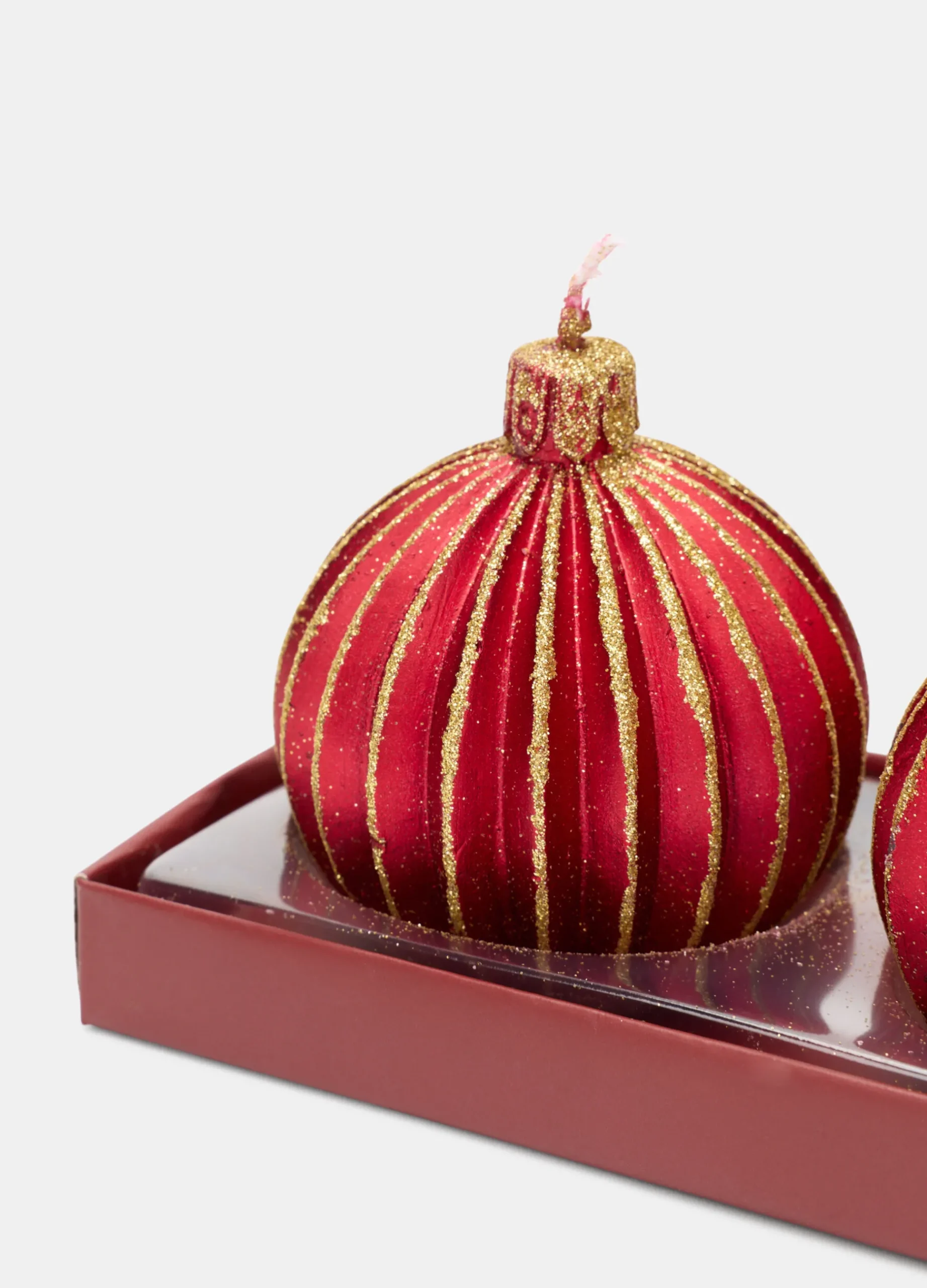 2 pack candele palline di Natale*Croff Sale