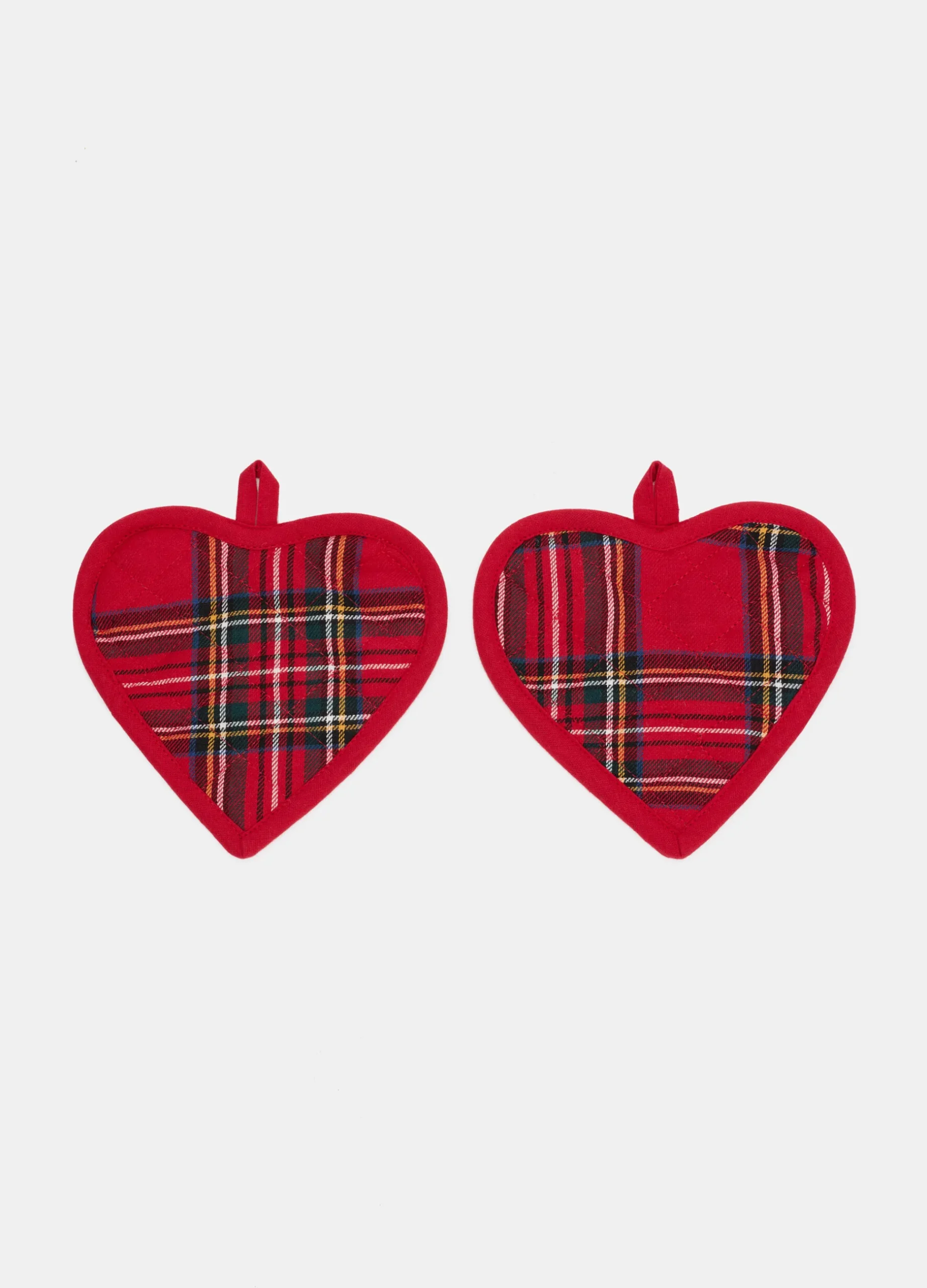 2 pack presine a scacchi a forma di cuore*Croff Discount