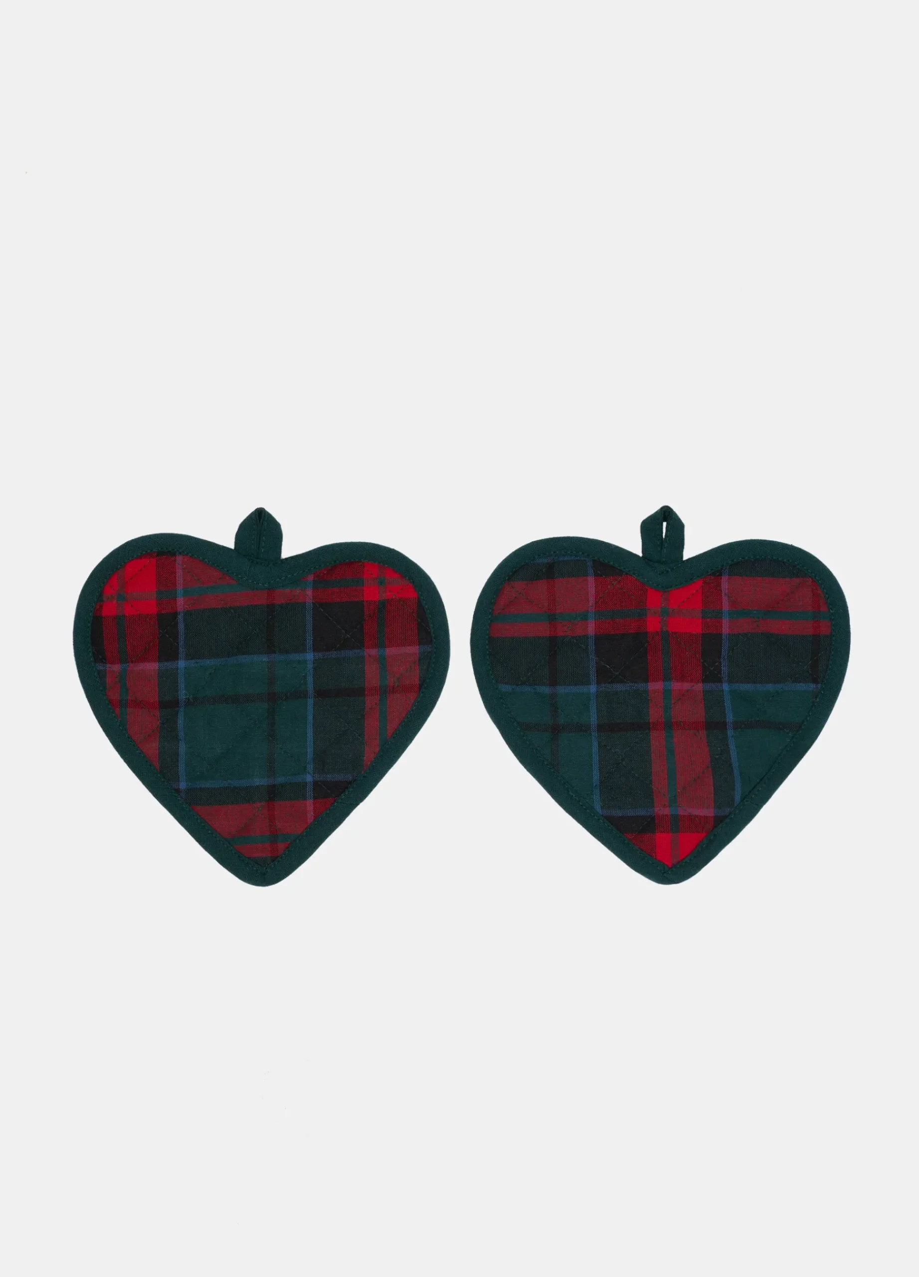 2 pack presine a scacchi a forma di cuore*Croff Hot