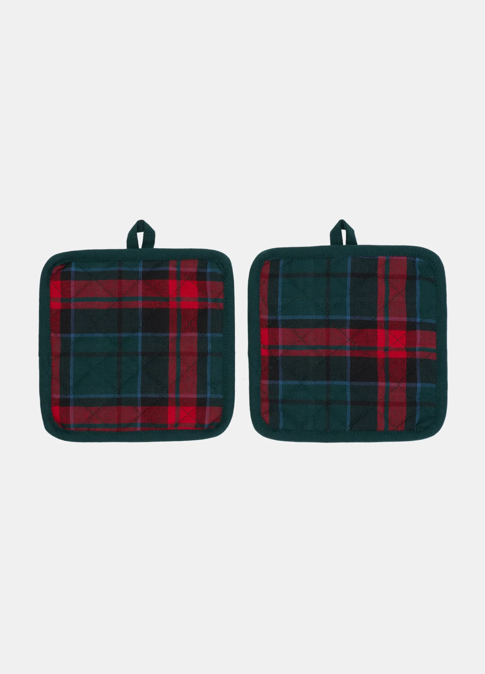 2 pack presine a scacchi in cotone*Croff