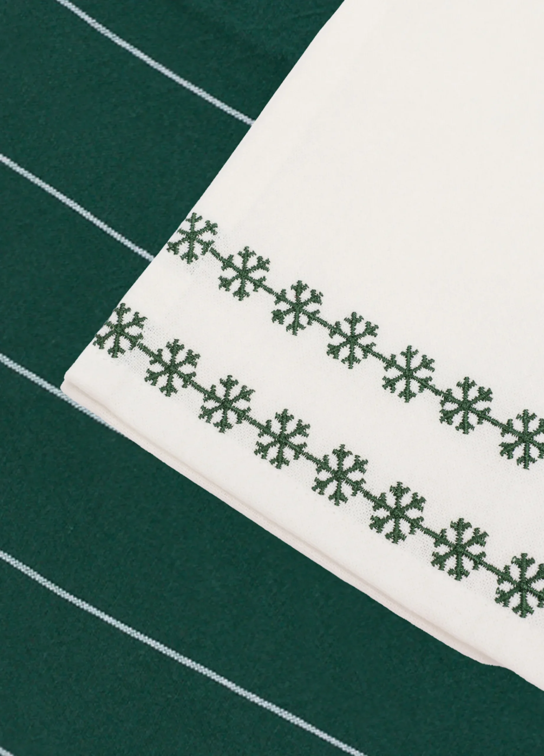 2 pack strofinacci di Natale in puro cotone*Croff Discount