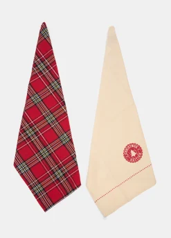 2 pack strofinacci in cotone Christmas Edition*Croff Hot