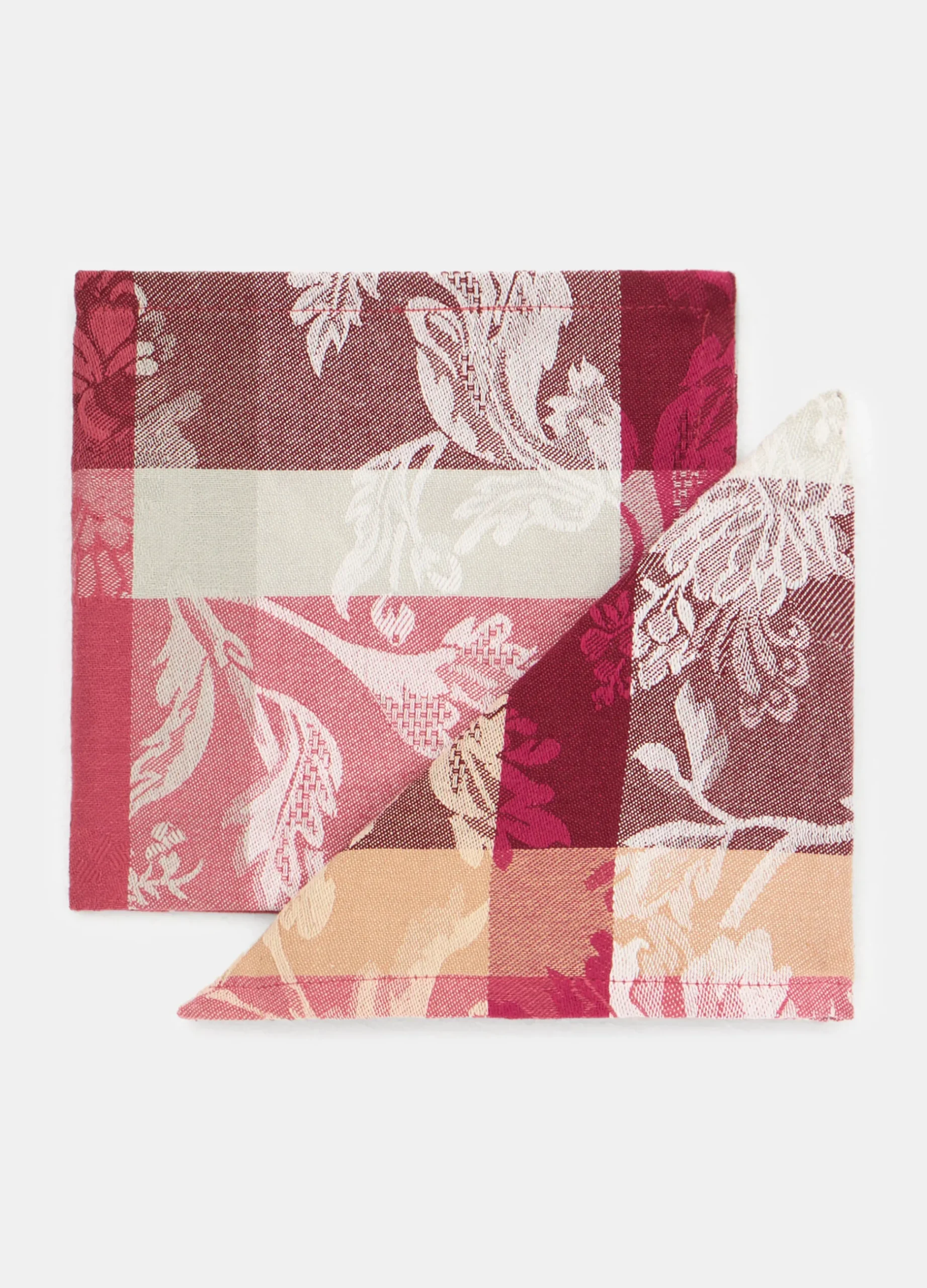 2 pack tovaglioli in cotone jacquard*Croff Hot