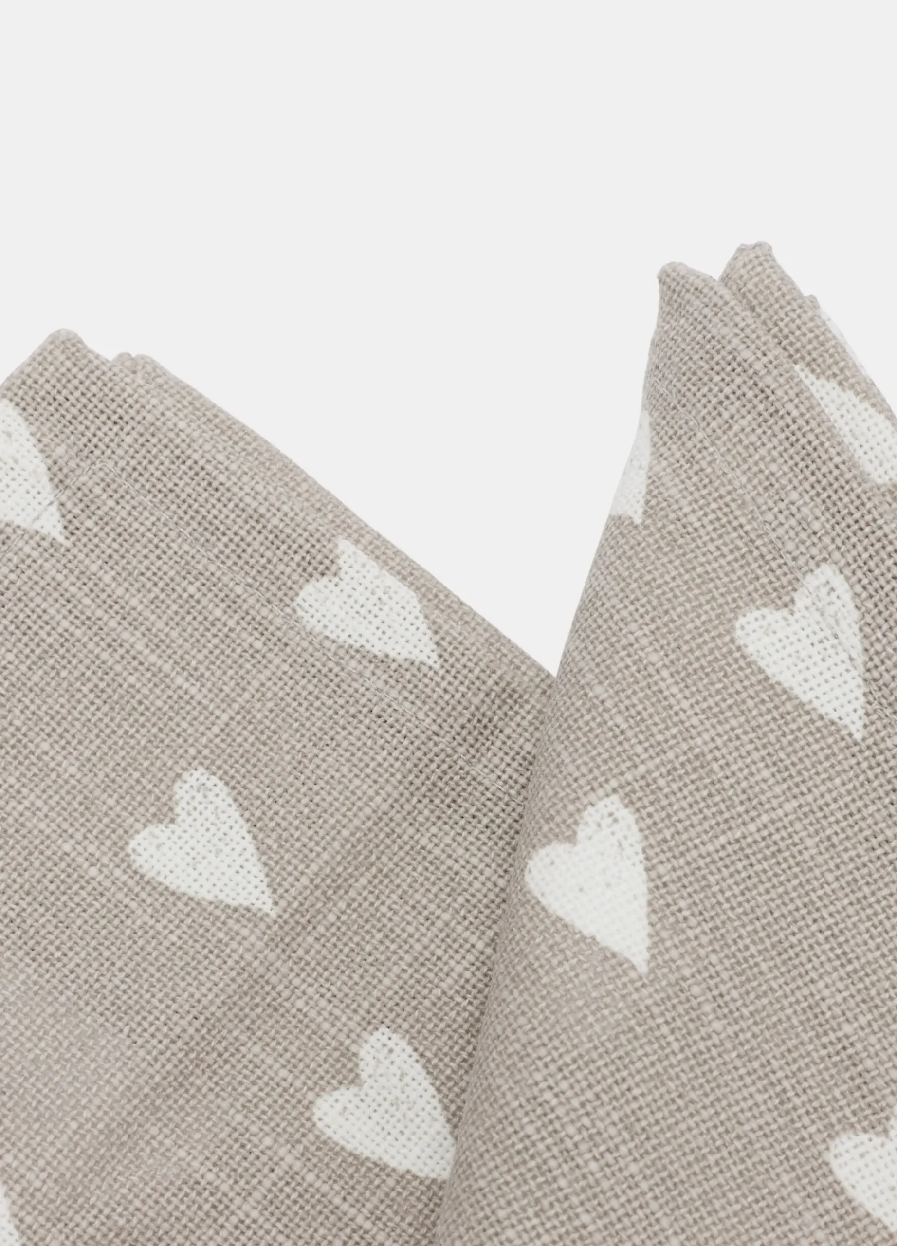 2 pack tovaglioli in cotone a cuori*Croff Hot