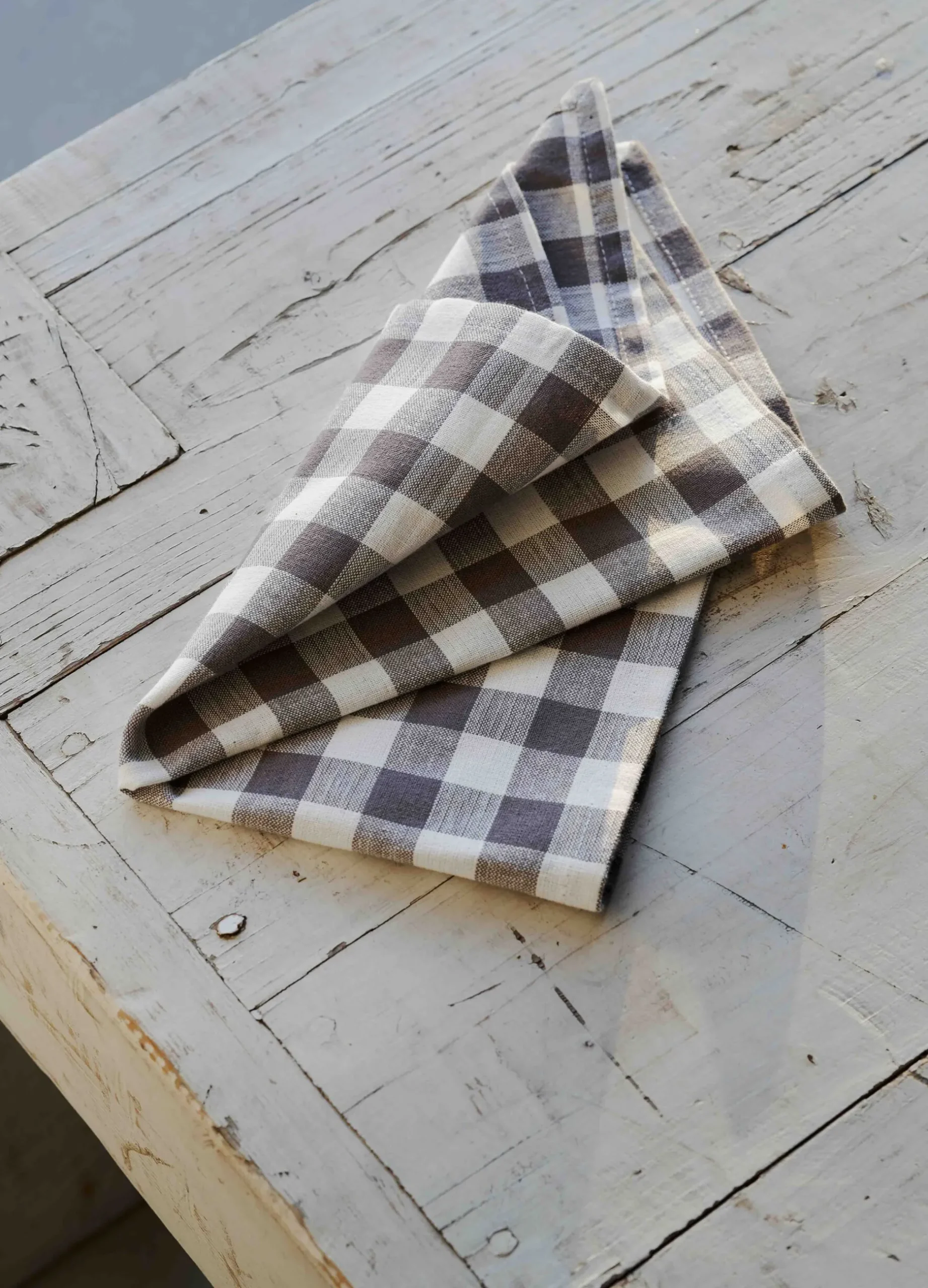 2 pack tovaglioli in cotone a quadretti*Croff Outlet
