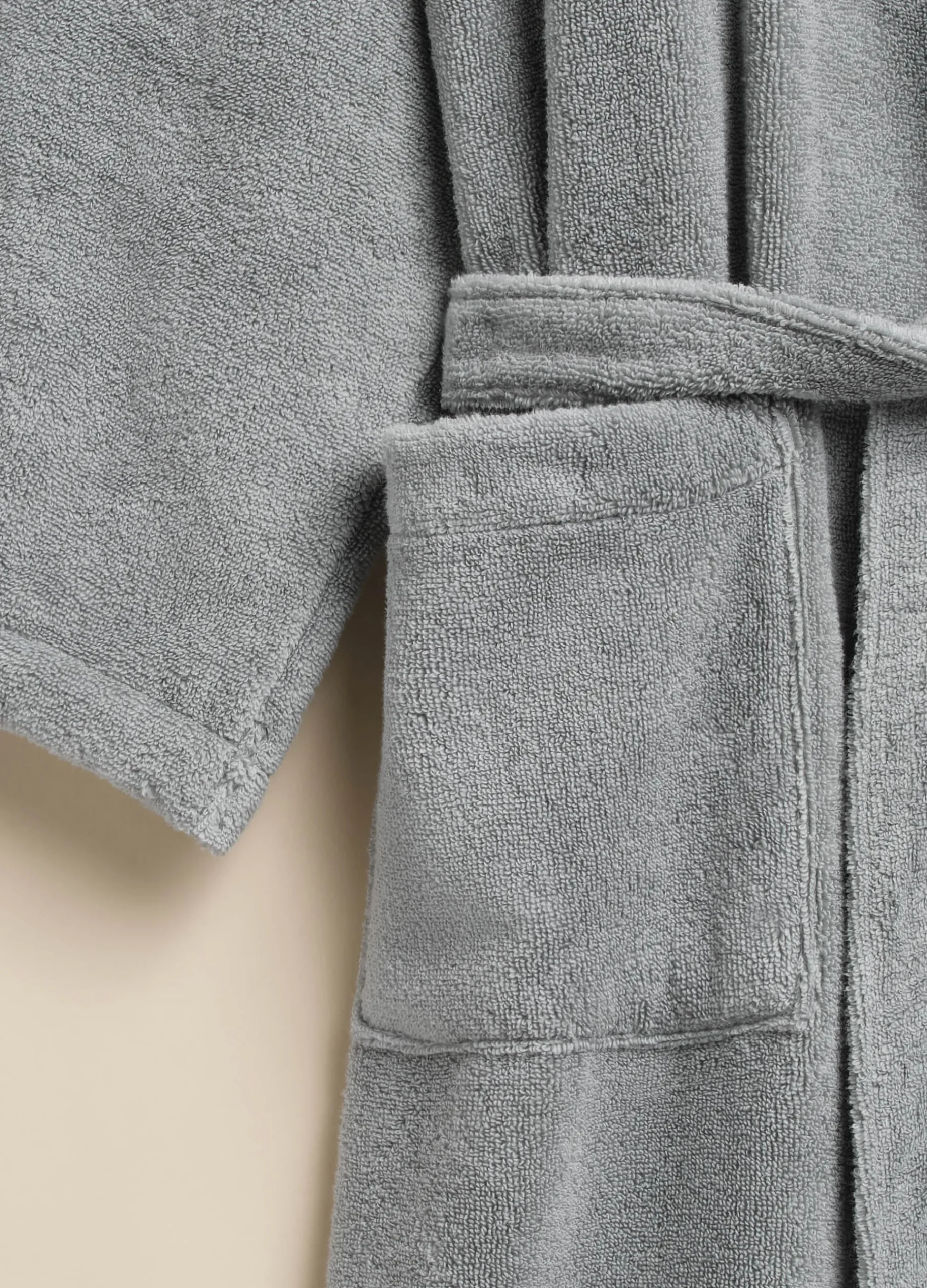Accappatoio con cappuccio in puro cotone Made in Portogallo*Croff Clearance