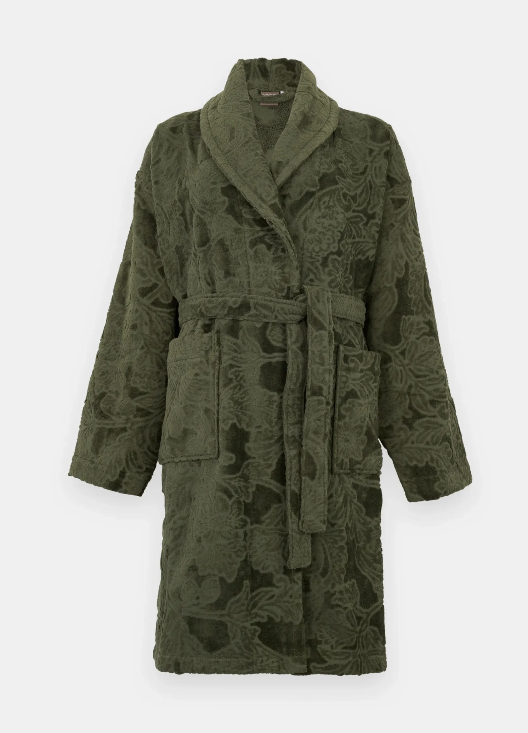 Accappatoio in cotone effetto jacquard*Croff Clearance