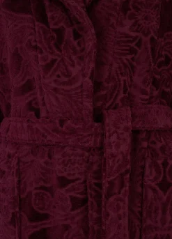 Accappatoio in cotone effetto jacquard*Croff Best