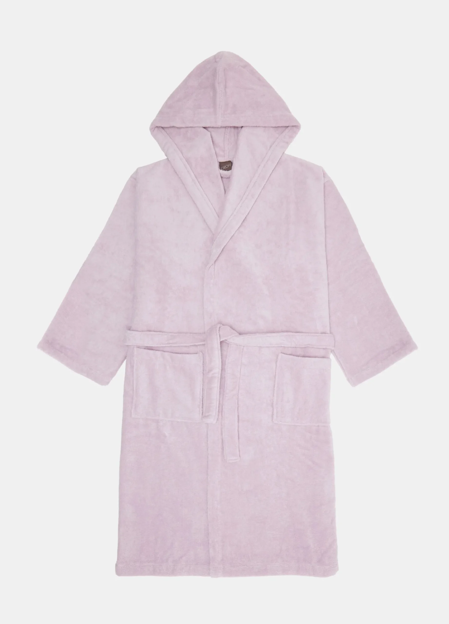Accappatoio in puro cotone con cappuccio*Croff Outlet