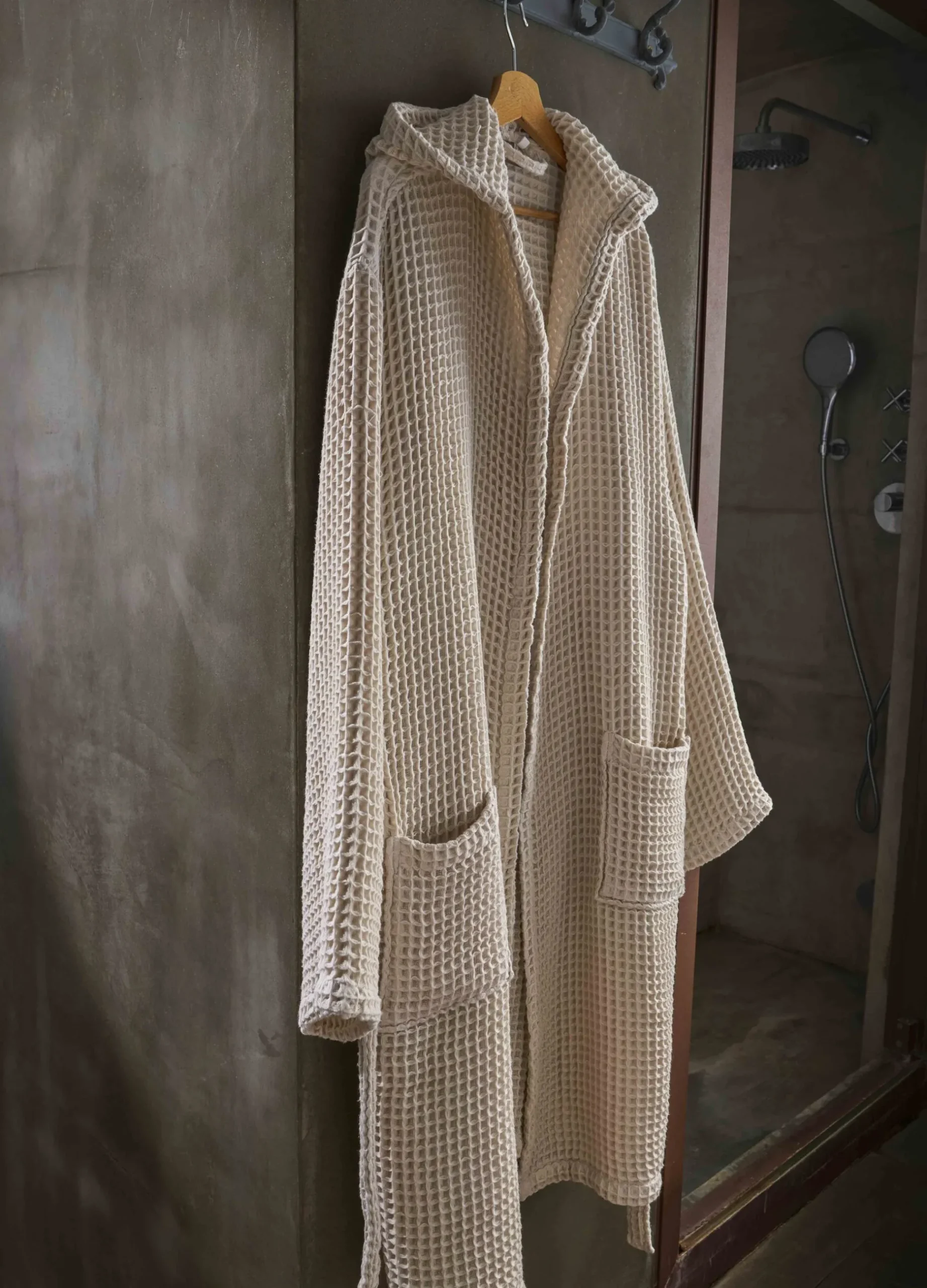 Accappatoio in puro cotone waffle Made in Portogallo*Croff Clearance