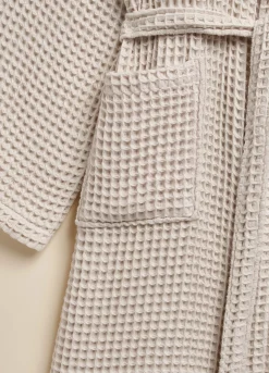 Accappatoio in puro cotone waffle Made in Portogallo*Croff Clearance