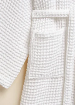 Accappatoio in puro cotone waffle Made in Portogallo*Croff Clearance