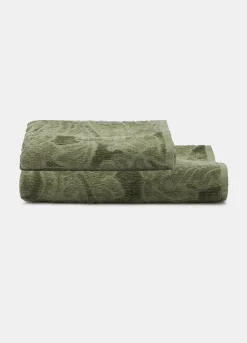 Asciugamano in cotone effetto jacquard*Croff Sale