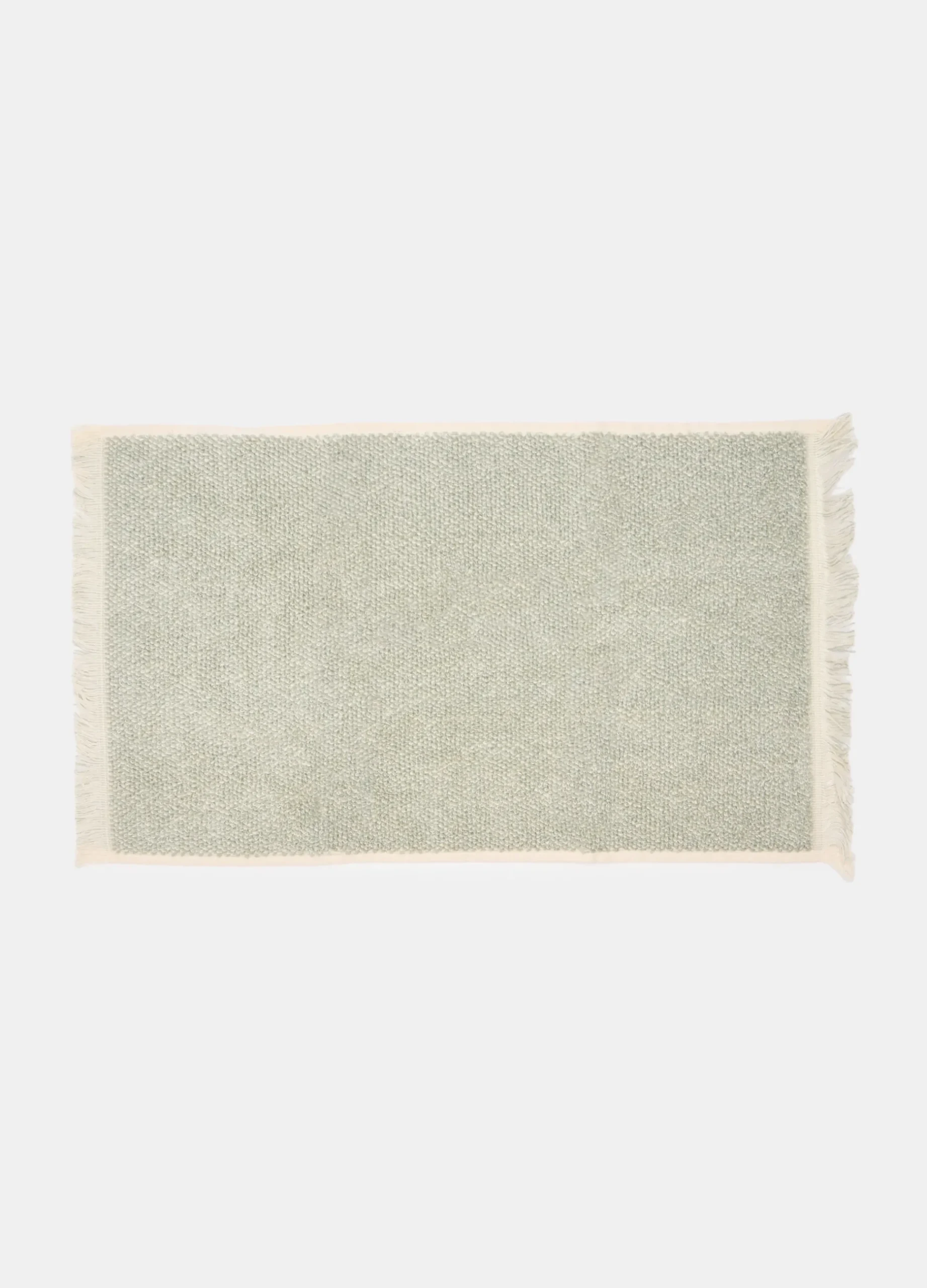 Asciugamano in misto cotone con frange*Croff Online