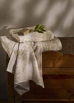 Asciugamano in puro cotone jacquard Made in Portugal*Croff Clearance