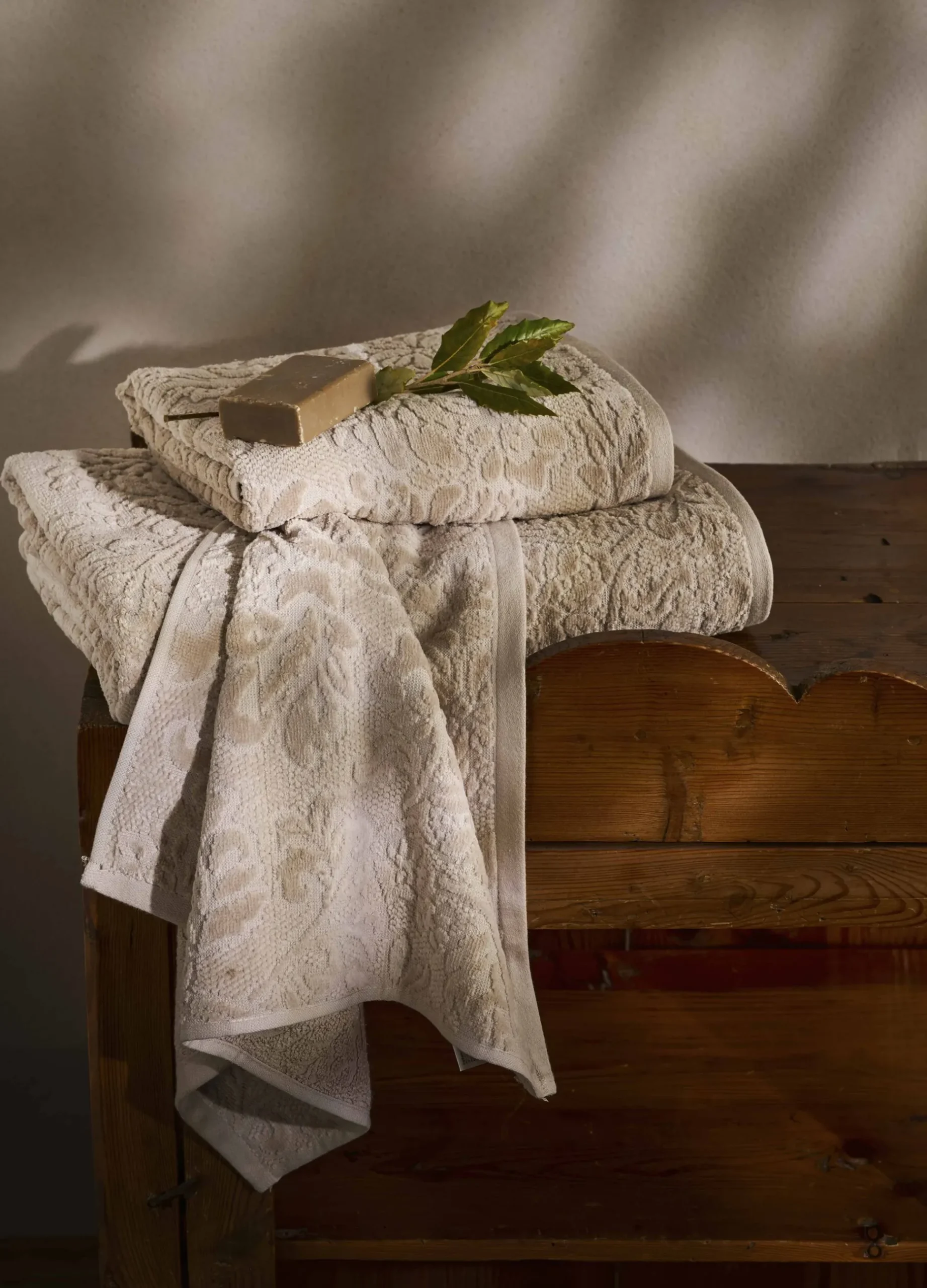 Asciugamano in puro cotone jacquard Made in Portugal*Croff Clearance
