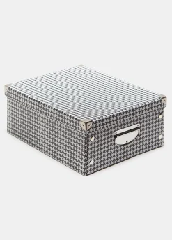 Bauletto per l'armadio con fantasia pied de poule*Croff Best