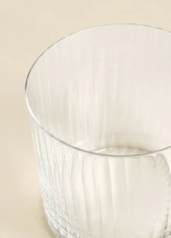 Bicchiere basso con scanalature*Croff Clearance