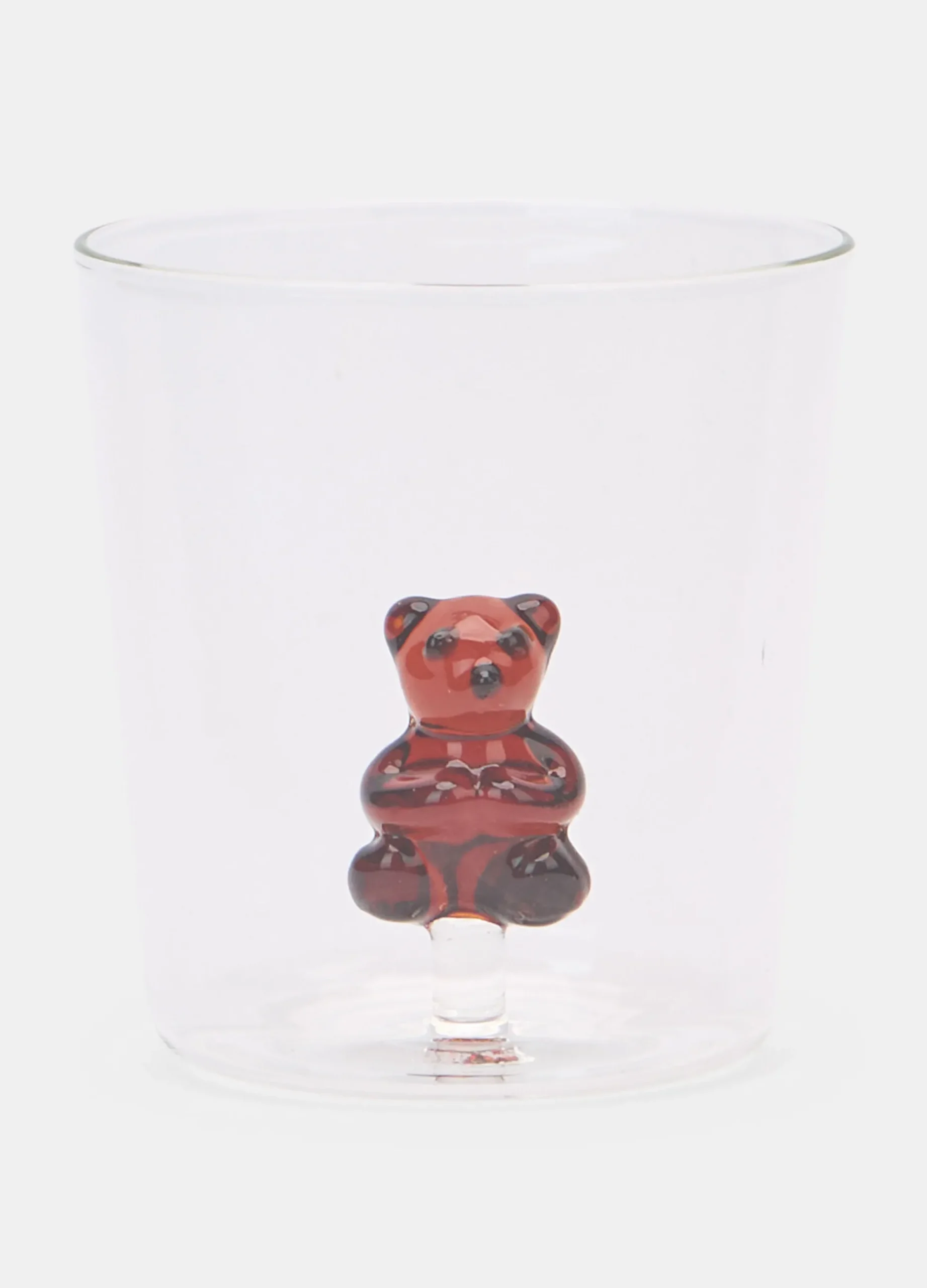 Bicchiere in vetro con Teddy Bear*Croff Online