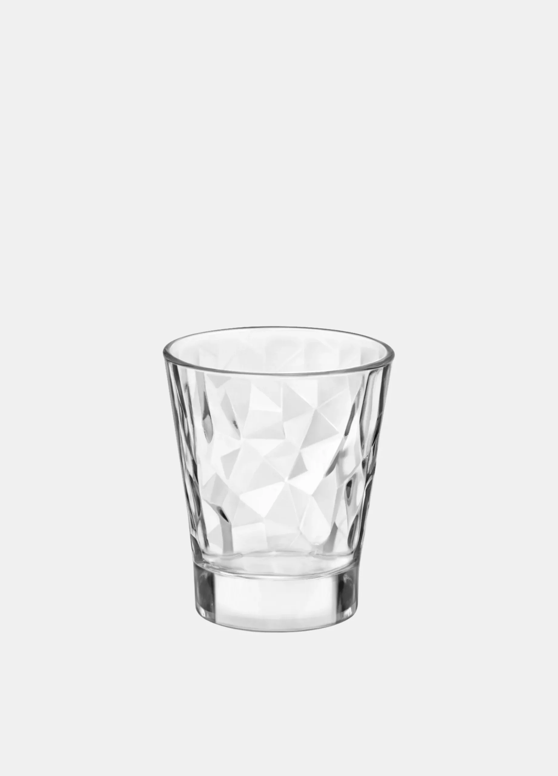 Bicchiere in vetro effetto Diamond*Croff Hot
