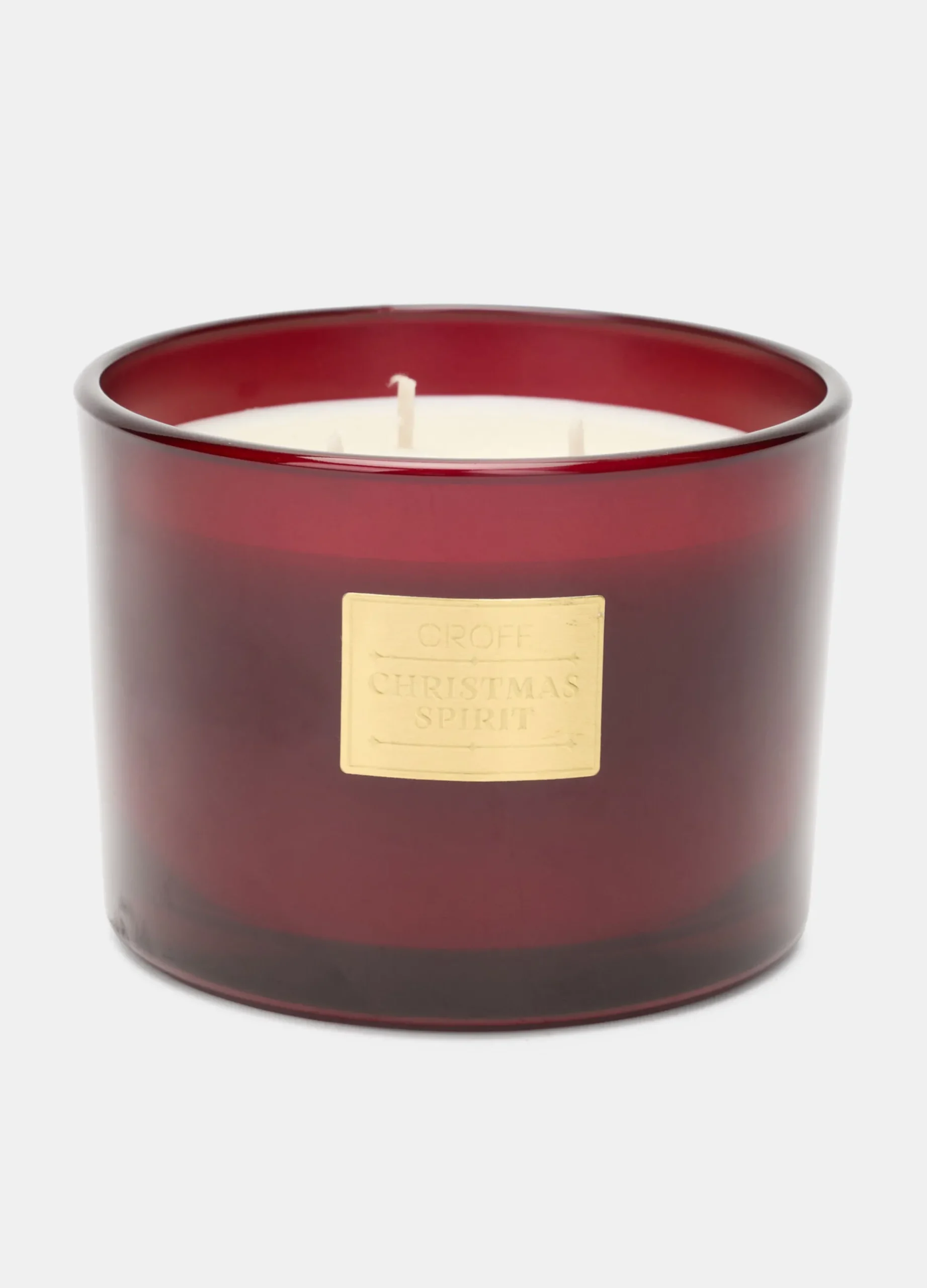 Candela a tre stoppini Christmas Spirit*Croff Hot