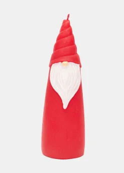 Candela gnomo Babbo Natale*Croff Outlet