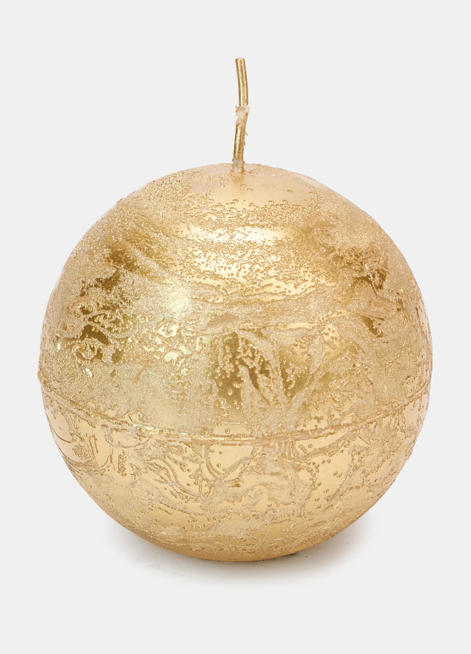 Candela sfera con motivo dorato*Croff Sale