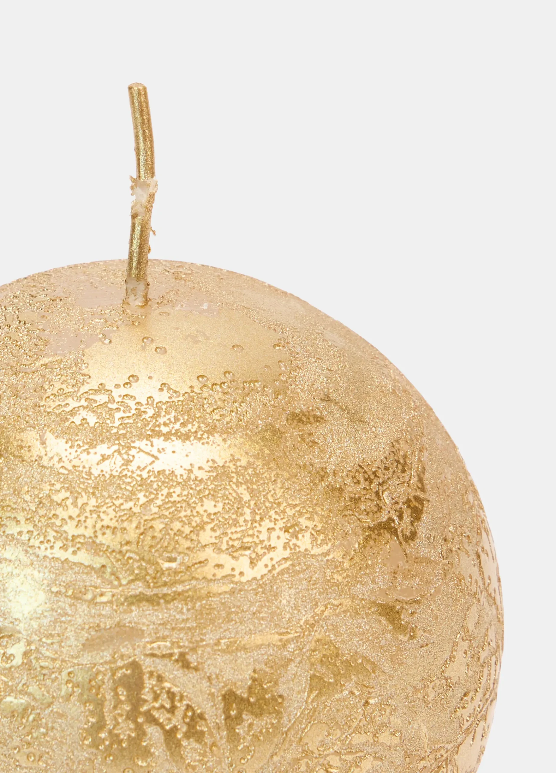 Candela sfera con motivo dorato*Croff Sale