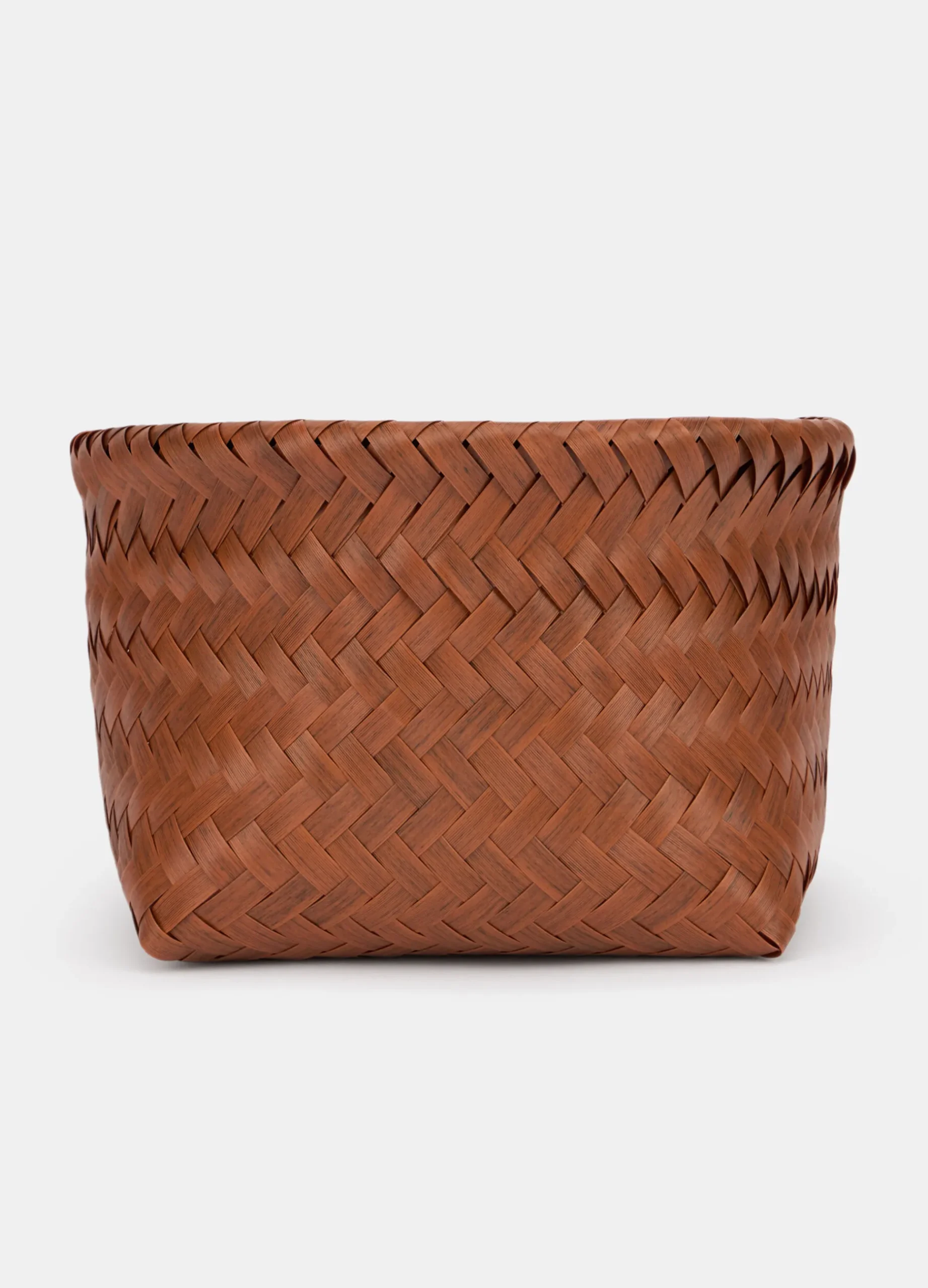 Cesta intrecciata effetto legno*Croff Online