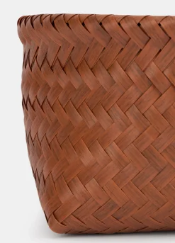 Cesta intrecciata effetto legno*Croff Online
