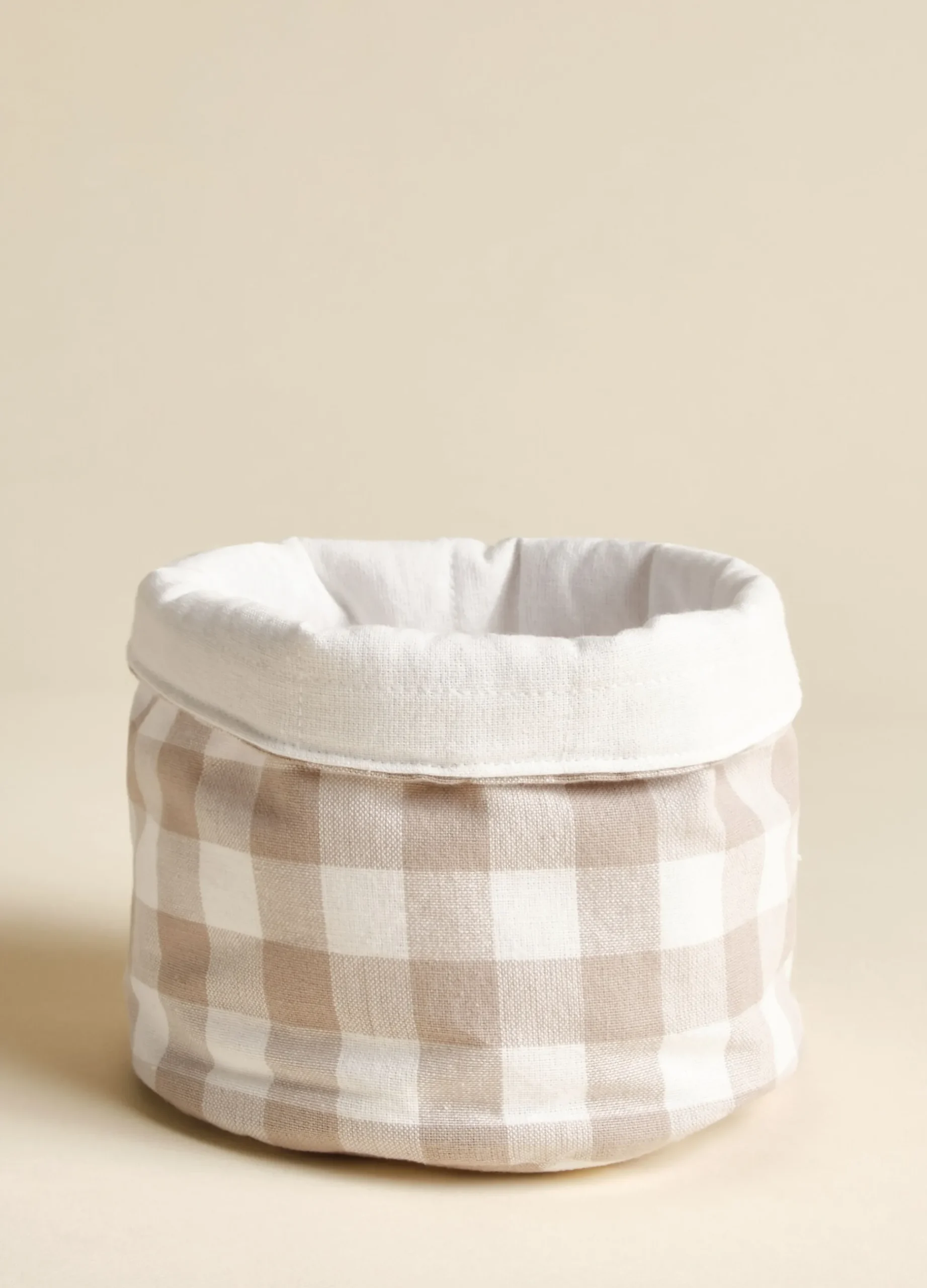 Cestino del pane in cotone a quadretti*Croff Outlet