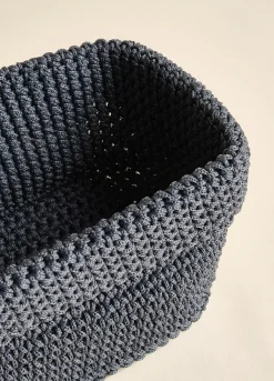 Cestino rettangolare intrecciato*Croff Outlet