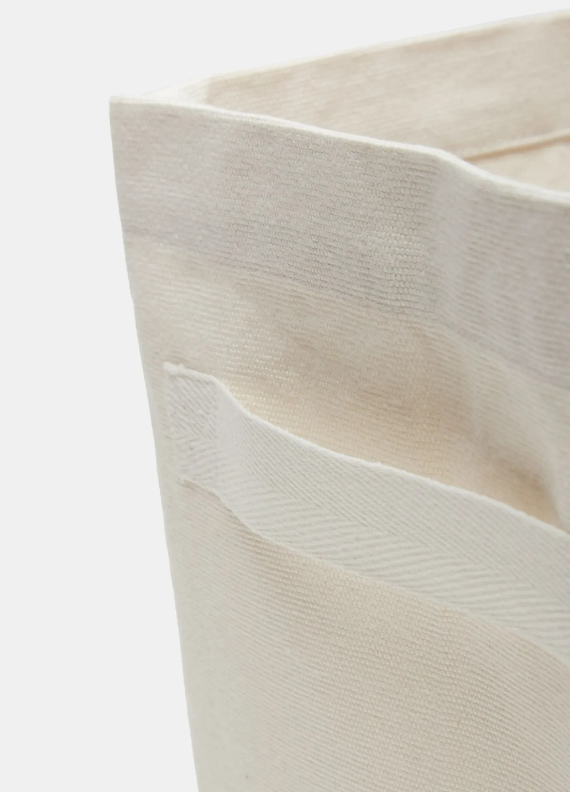 Cesto con manici in puro cotone*Croff Outlet