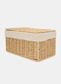 Cesto intrecciato con coperchio*Croff Online