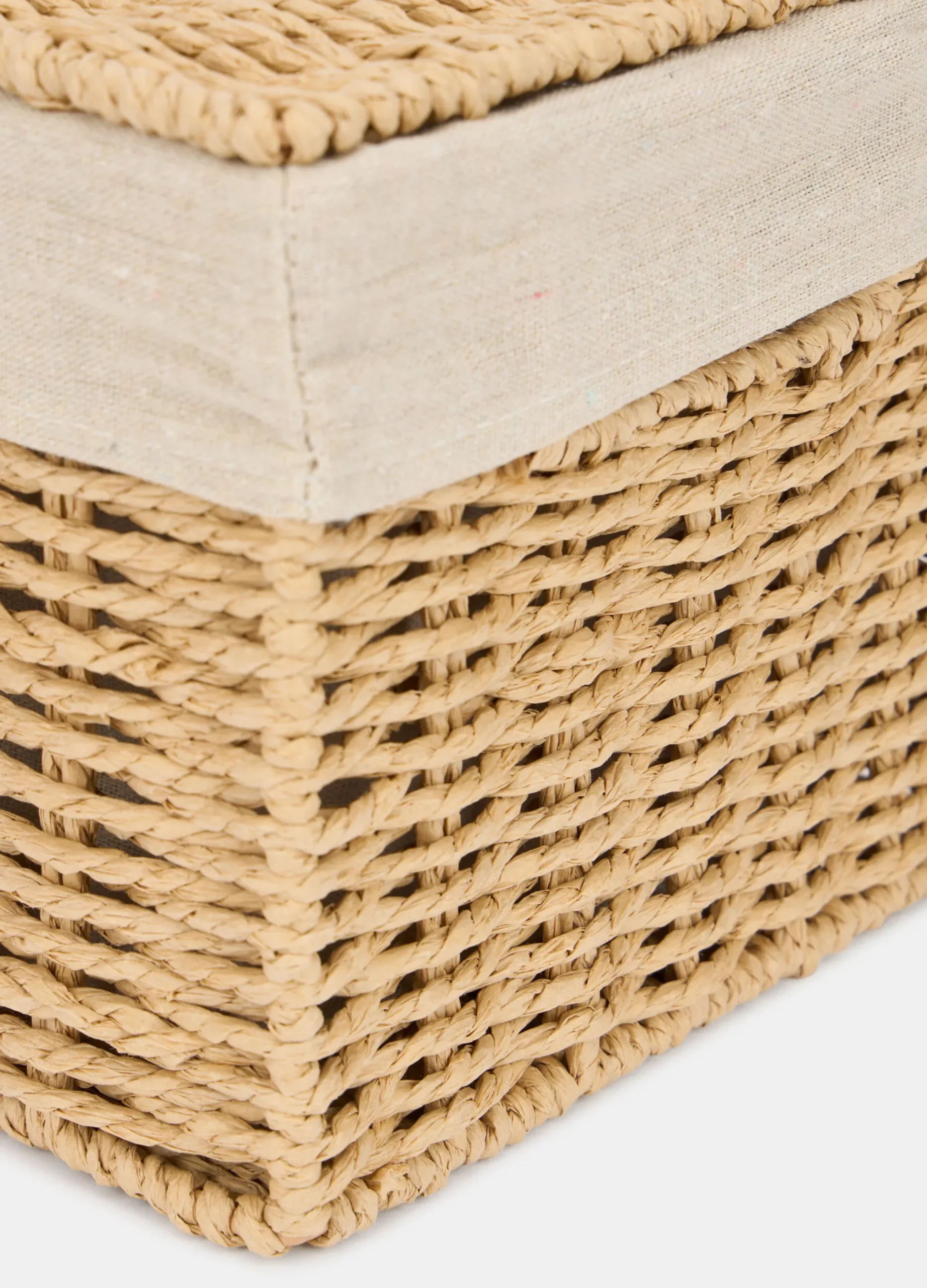 Cesto intrecciato con coperchio*Croff Online