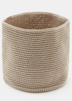 Cesto portaoggetti in tessuto intrecciato*Croff Online