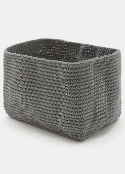Cesto portaoggetti in tessuto intrecciato*Croff Discount