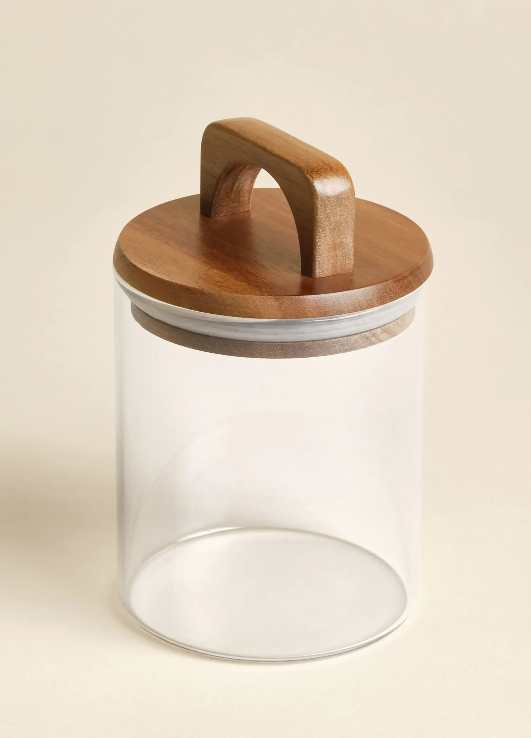 Contenitore da cucina con coperchio in legno*Croff Sale