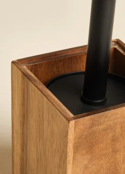 Contenitore scopino in legno di acacia*Croff