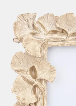 Cornice dorata con foglie di ginkgo*Croff