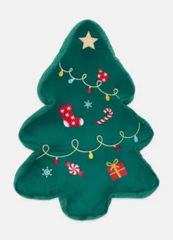 Cuscino albero di Natale in velluto*Croff
