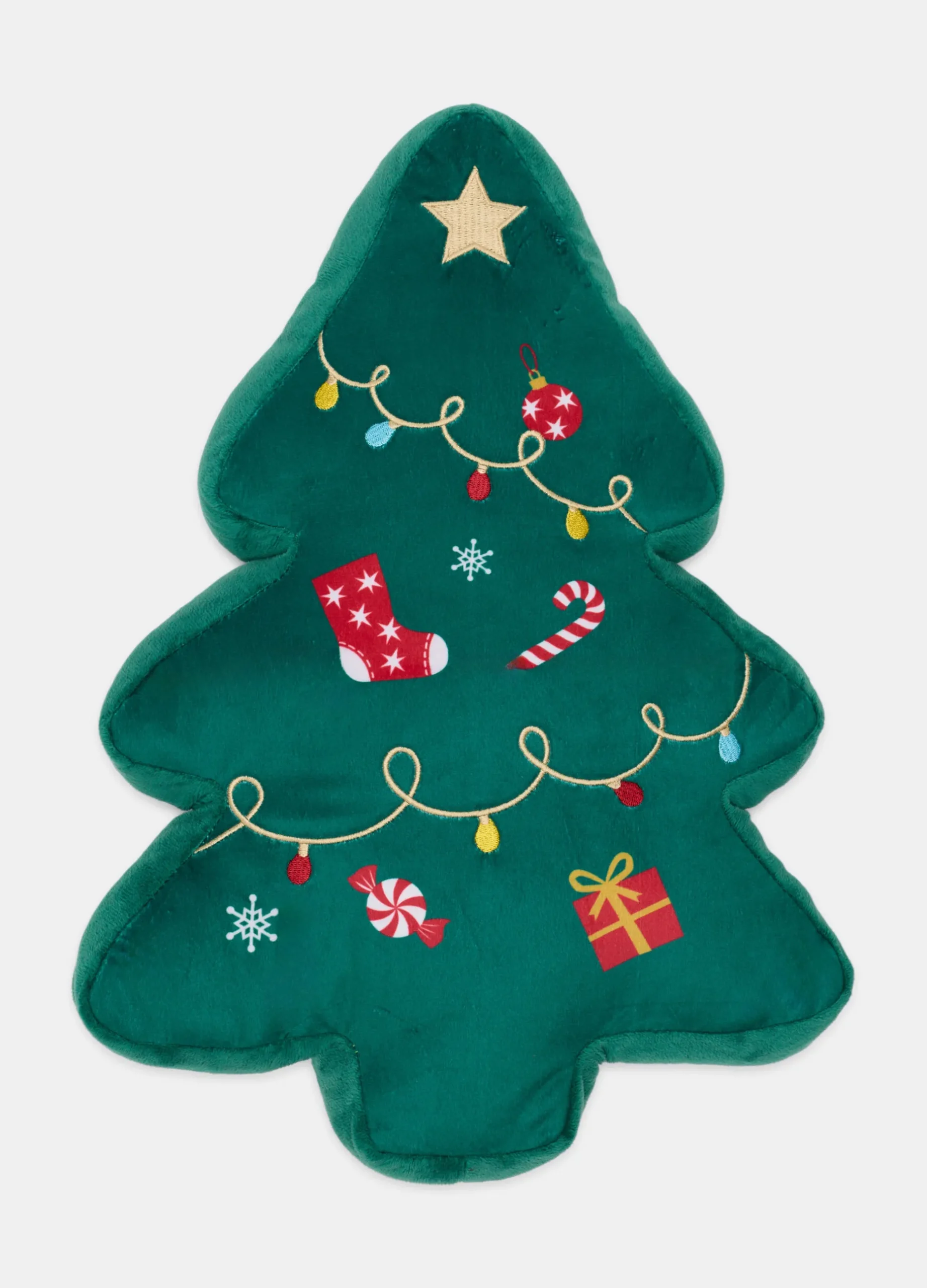 Cuscino albero di Natale in velluto*Croff