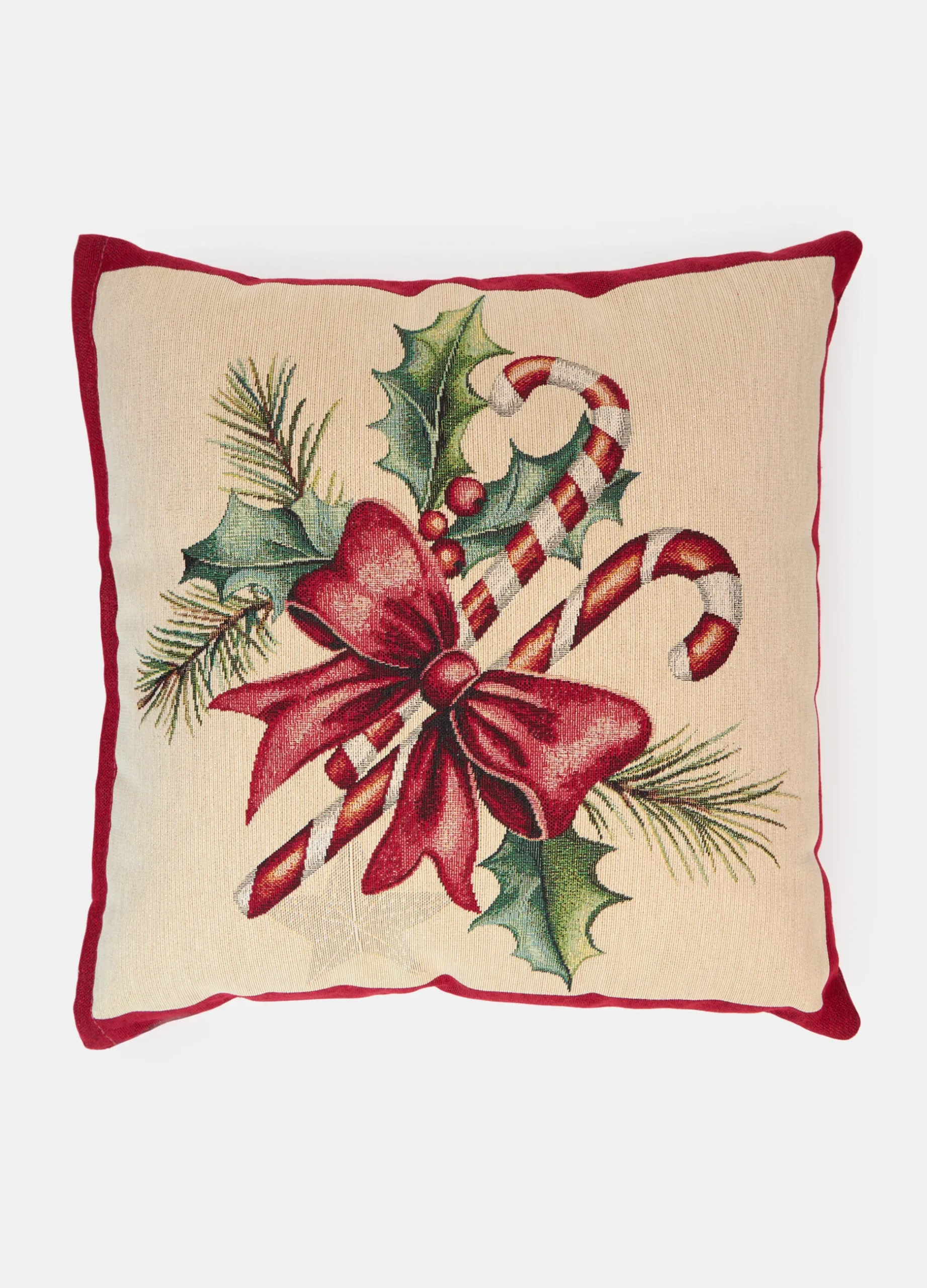 Cuscino imbottito con motivo jacquard*Croff Online