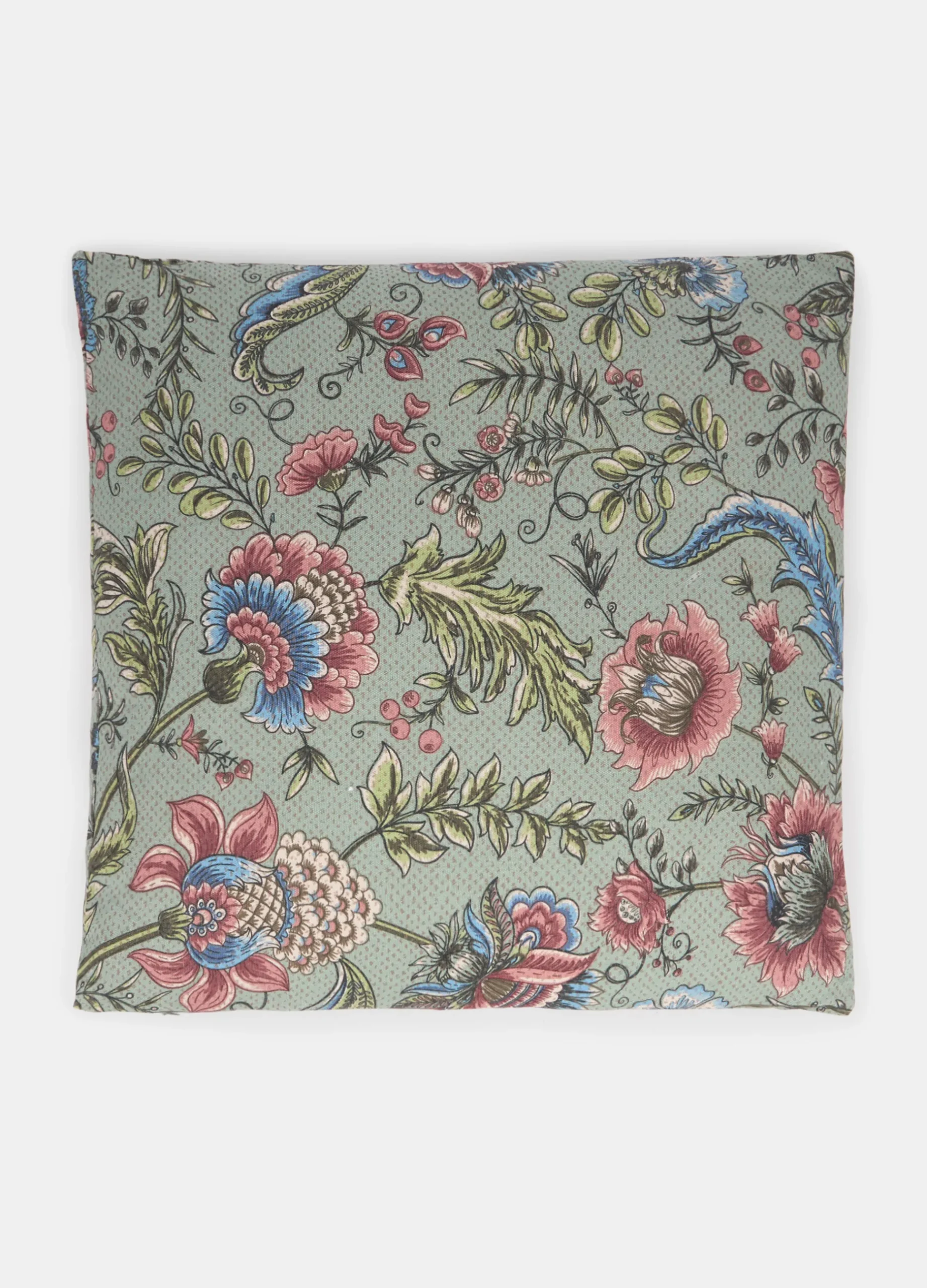 Cuscino quadrato con stampa a fiori*Croff New