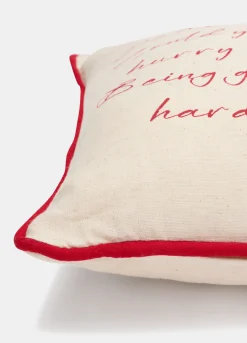 Cuscino Santa Claus in cotone e lino*Croff