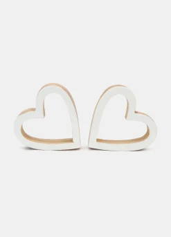 Decorazione cuori in legno*Croff Best