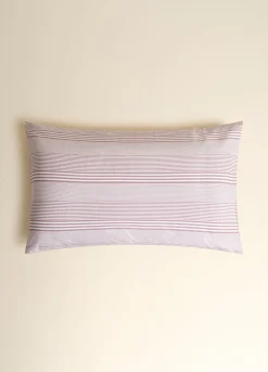 Federa in cotone a righe irregolari*Croff Clearance