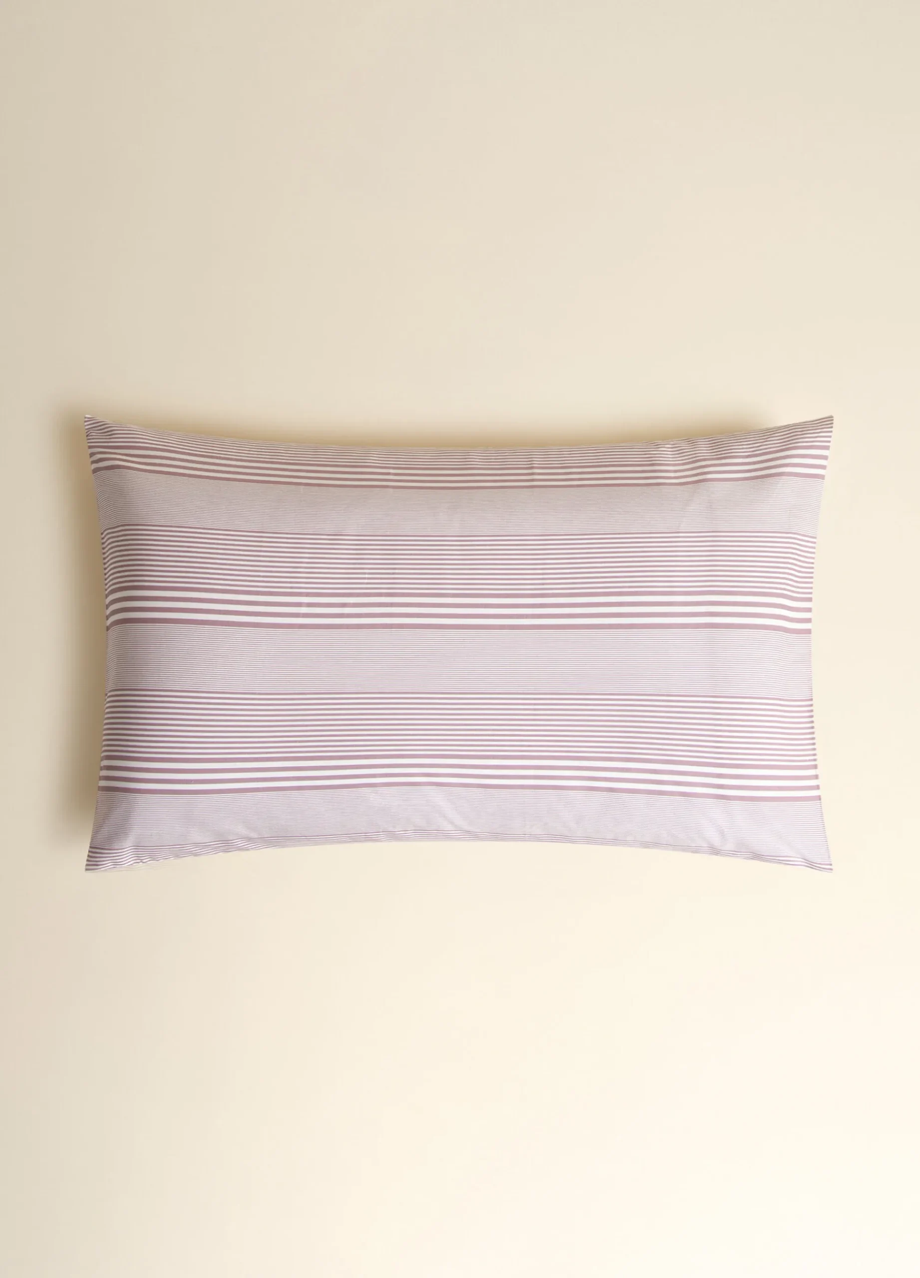 Federa in cotone a righe irregolari*Croff Clearance