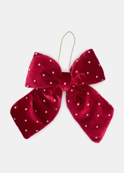 Fiocco in velluto con perline*Croff Online